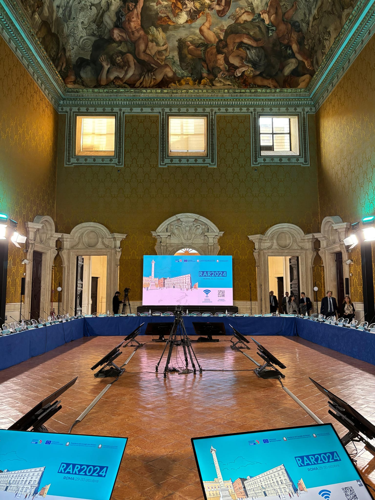 Presidenza Del Consiglio dei Ministri presso Palazzo Barberini e Galleria Borghese, Roma. #EventGroupCREW #IstitutionalEvent